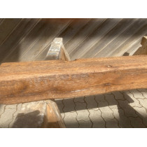 Dekobalken, Fachwerk Eiche, Eichenschwelle, Kantholz, Altholzbalken, Eichenbalken, 200x15x15 cm